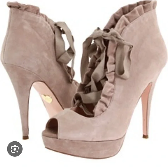 Betsey Johnson Taupe Luvey272 8.5 - Picture 1 of 10